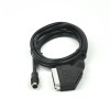 8pin Mini DIN to EuroSCART PACKAPUNCH cable for RGB modified consoles